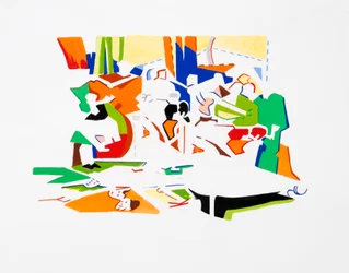 Święto Patelni (Krajobraz), 2019 (gwasz na papierze)