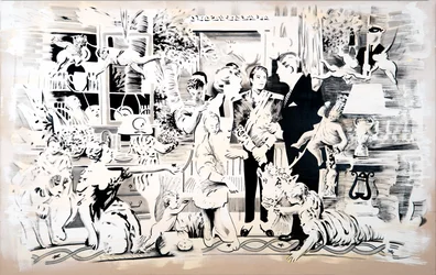 Biały Dom, 2018 (olej na płótnie)