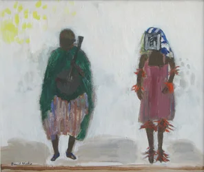 Muzyk i tancerz Le Grand Ballet du Senegal