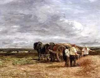Carting Shingle (olej na panelu)