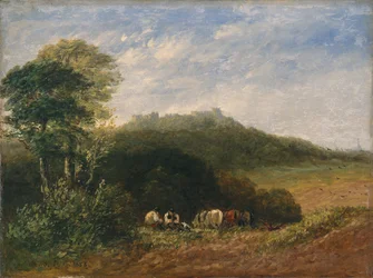 Zamek Dudley; 1853 (olej na płótnie)
