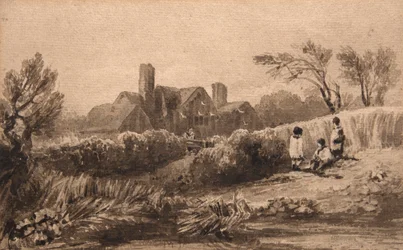 Farma Selly Hill (akwarela)