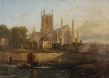 Katedra w Worcester, rzeka Severn