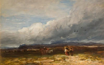 Zbieracze torfu, 1850.