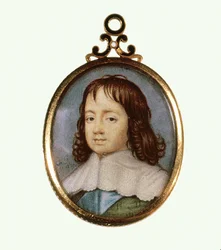 Karol II jako chłopiec (akwarela na welinie)