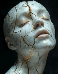 Kintsugi Złota Piękność