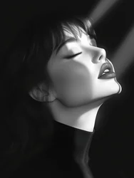 Portret „Cieniowa piękność”