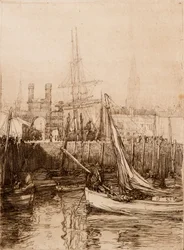 Łuk Królewski, XX w. (akwaforta)