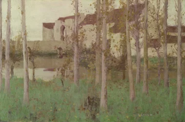 Nawiedzony zamek, Grez-sur-Loing, 1896