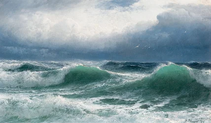 Burzowe morze z przezroczystymi łamaczami, 1894