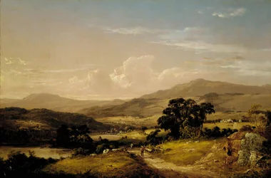 Niedaleko jeziora Squam, New Hampshire, 1856.