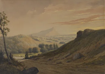 Krajobraz Nowej Anglii, ok. 1850 (wc na papierze)