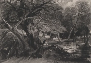 Jacques i ranny jeleń Szekspir, Jak wam się podoba, akt 2, scena 1, 1830.
