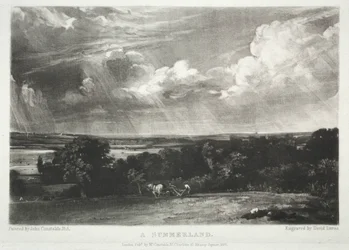 Różne tematy krajobrazu, charakterystyczne dla angielskiej scenerii... Summerland, 1831.
