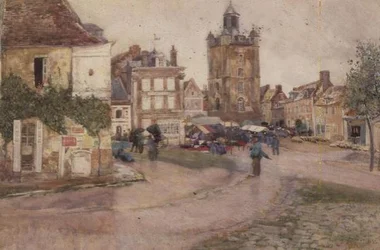 Dzień Targowy w Genilly, Francja