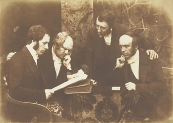 Dumbarton Presbytery, 29 marca 1845. Twórcy: David Octavius Hill, Robert Adamson, Hill & Adamson.