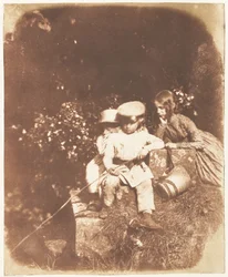 Dzieci Finlaya, 1843-47. Twórcy: David Octavius Hill, Robert Adamson, Hill & Adamson.