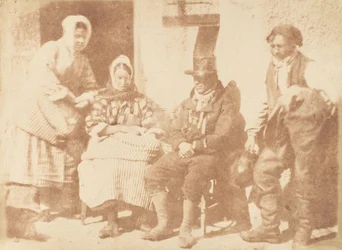 Rodzina Newhaven, 1843-47. Twórcy: David Octavius Hill, Robert Adamson, Hill & Adamson.