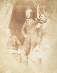 Ogilvie Fairly, kpt. Hamilton i Gilmore, 1843-47. Twórcy: David Octavius Hill, Robert Adamson, Hill & Adamson.