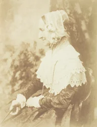 Portret pani Rigby, 1844. Twórcy: David Octavius Hill, Robert Adamson, Hill & Adamson.