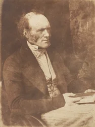 Sir Charles Lyell - Geolog, 1843-47. Twórcy: David Octavius Hill, Robert Adamson, Hill & Adamson.
