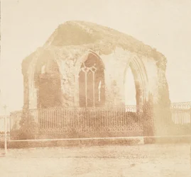 Św. Kaplica Blackfriars, 1843-47. Twórcy: David Octavius Hill, Robert Adamson, Hill & Adamson.