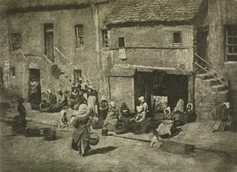 Praca kamery: Newhaven Fisheries, 1909. Twórcy: David Octavius Hill, Robert Adamson.