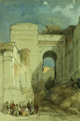 Stara mauretańska brama, Grenada, 1883