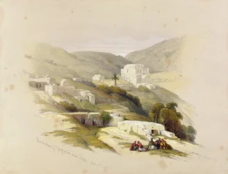 Луд дахь Гэгээн Жоржийн Христийн сүм (Эртний Лидда) 1839 оны 3-р сарын 29, "Ариун газар" номын II ботиос; Луис Хаге (1806-85) Лондонд хэвлүүлсэн, 1842 поли