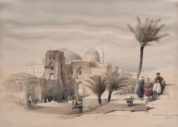 Bazylika Grobu Świętego w Jerozolimie, 1839.