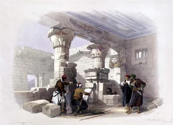 Deir Al-Madinah, Teb, z "Egipt i Nubia", t.1 (litho)