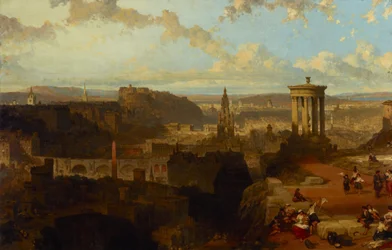 Edynburg z Calton Hill