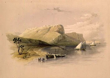 Twierdza Ibrim, Nubia, z „Egiptu i Nubii”, tom 1 (lito)