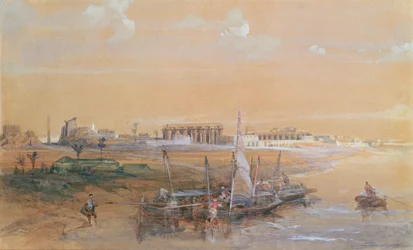 Luksor nad Nilem, 1839 (wc)