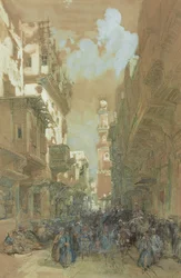 Meczet El Mooristan, Kair, Egipt, 1838