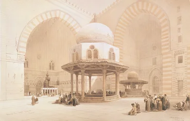 Meczet Sułtana Hassana, 1848 r.
