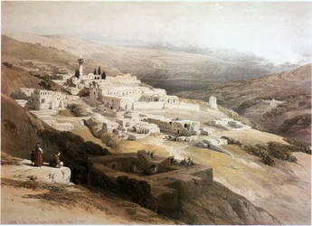 Nazaret, klasztor franciszkanów, Izrael (rycina)