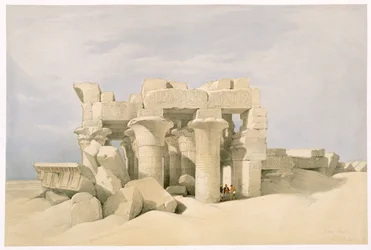 Świątynia Sobka i Horusa w Kom Ombo, Egipt, XIX w.