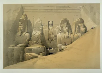 Wielka świątynia Abu Simbel