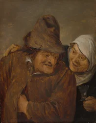 Dwóch chłopów z lampką wina, ok. 1930 r. 1645.