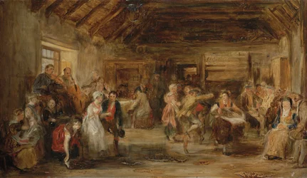 Wesele groszowe, szkic, 1830