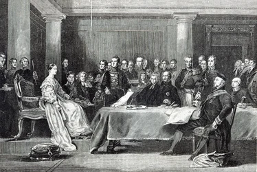 Pierwsza Rada Królowej, z „Godziny wypoczynku”, 1888 r.