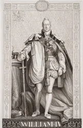 Wilhelm IV (1765-1837) z „Ilustracji historii angielskiej i szkockiej” Tom II