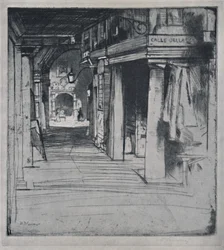 Calle Della Donna, ok. 1900, 1925.