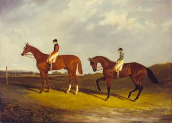 Elis” z J. Day w górze i „Bay Middleton” z J. Robinsonem w górę