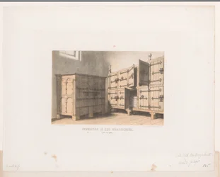 Szafy, XII wiek Kurczy się w kosztownym szlafroku. (XII wiek) (tytuł na obiekcie)