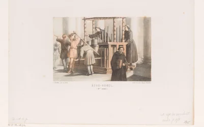 Organy kościelne, XII w. Organy kościelne. (XII wiek) (tytuł na obiekcie)