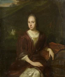 Portret Margaretha Nelis (1652-17050, druga żona Casparusa Commelina).