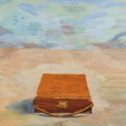 Boîte-hors-de-valise 15, 2023 (olej na płótnie)