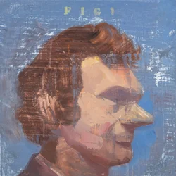Marcel Broodthaers 14, 2021 (olej na płótnie)